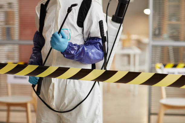 Professional Hoarding Cleanup technician working in Bancroft, WI